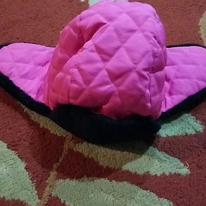 Pink winter hat